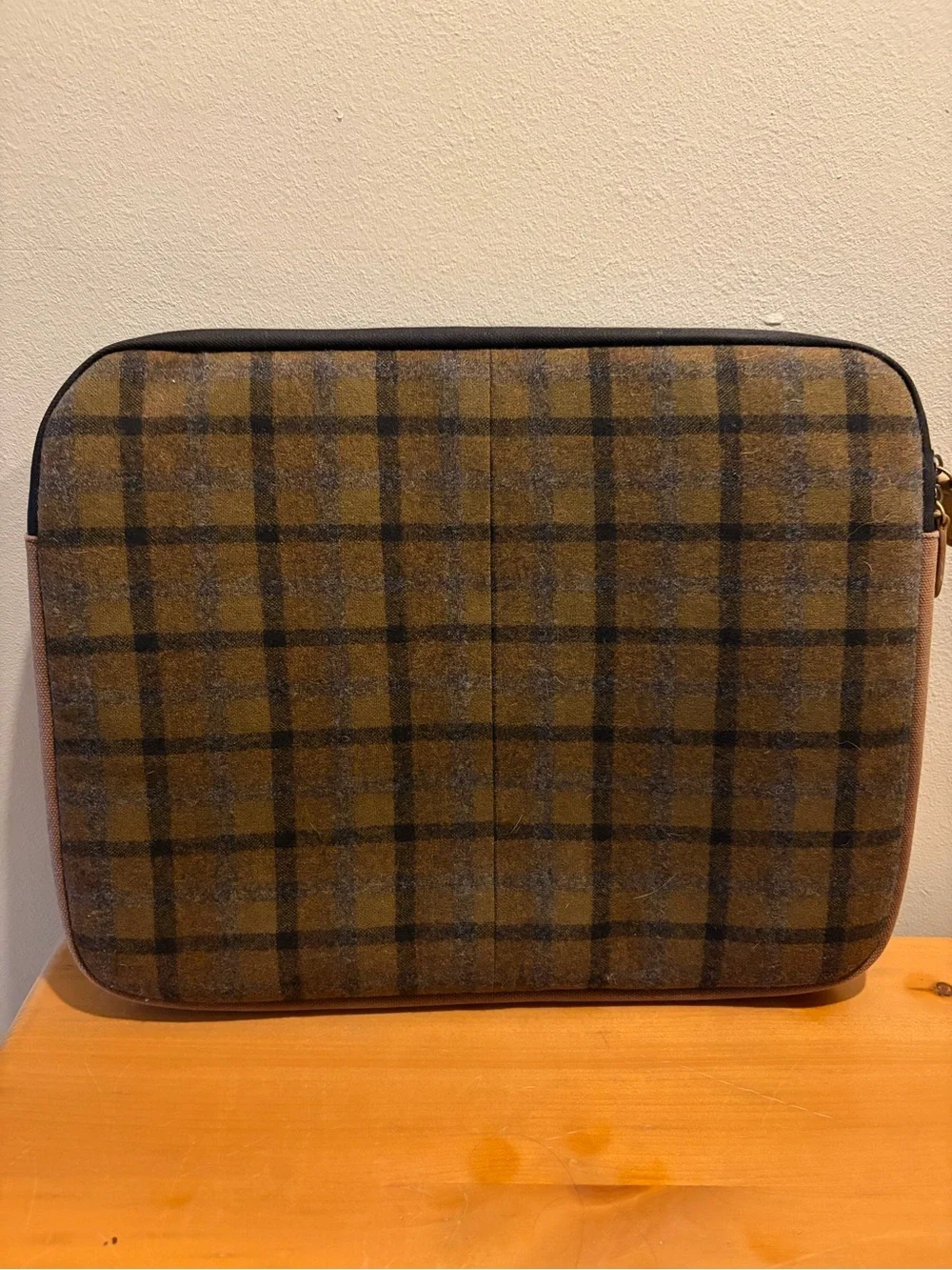 Pendleton Olive and Gray Plaid Laptop Sleeve
